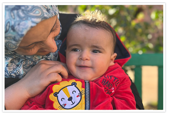 Ibrahim, a child who received emergency aid and protection after the earthquake in Morocco