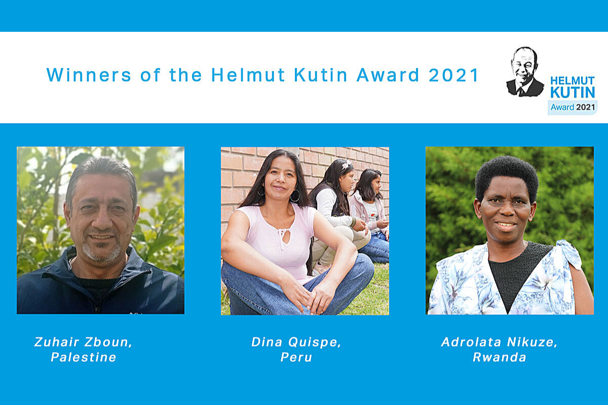 Winners for 2021 Helmut Kutin Award