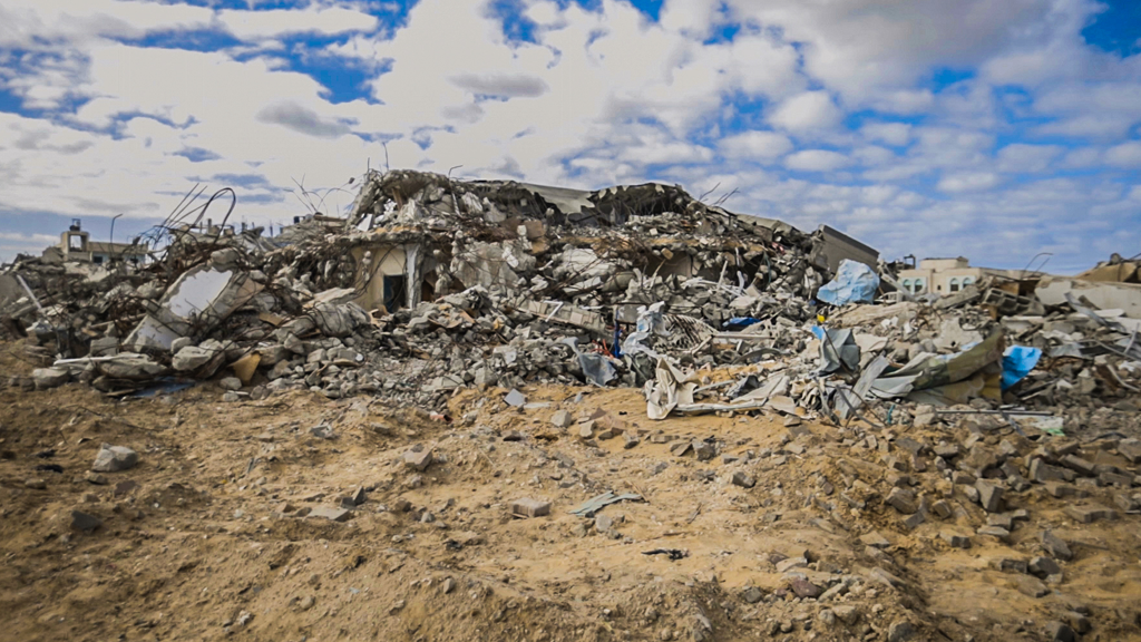 Photos from the destroyed SOS Children